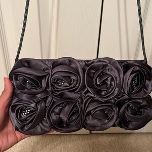 Satin Evening Bag with design